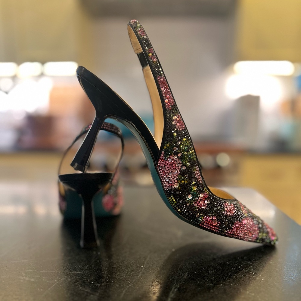 Betsey Johnson Women's Clark Slingback Evening Pumps 8.5